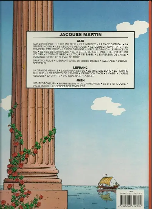 Verso de l'album Alix Tome 14 Les proies du volcan