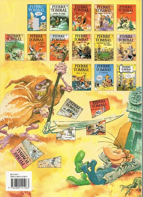 Verso de l'album Pierre Tombal Tome 12 Os courent