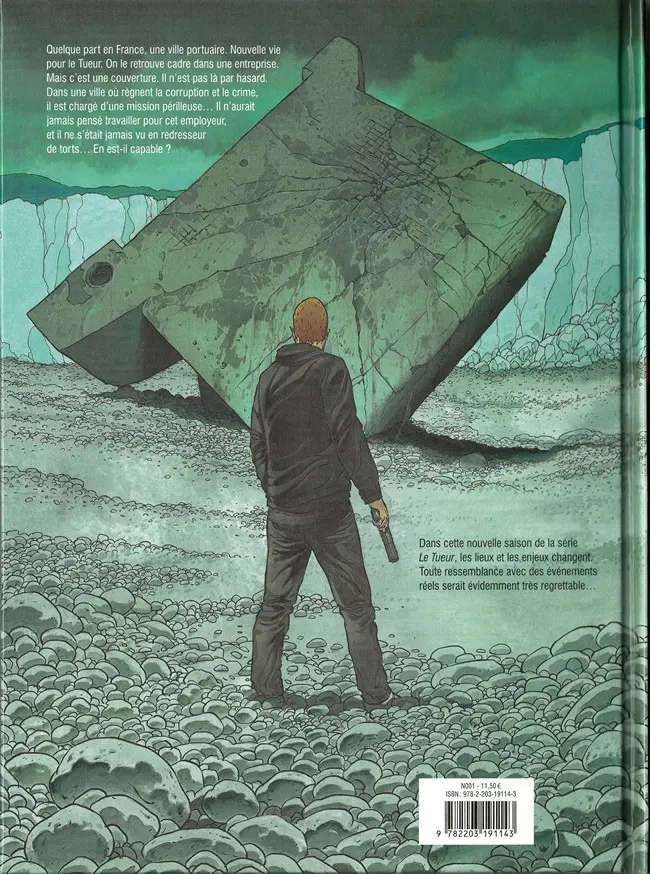 Verso de l'album Le tueur - Affaires d'état Tome 1 Traitement négatif