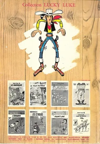 Verso de l'album Lucky Luke Tome 10 Alerte aux Pieds-Bleus