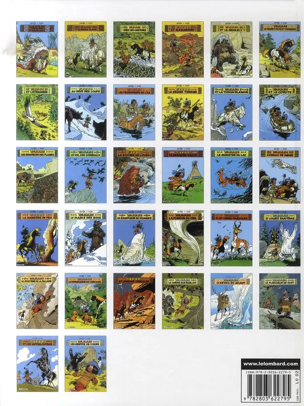 Verso de l'album Yakari Tome 24 Yakari et l'ours fantôme