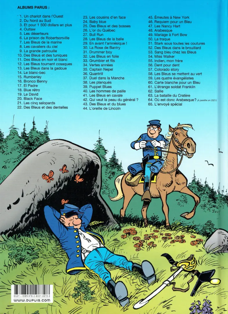 Verso de l'album Les Tuniques Bleues Tome 15 Rumberley