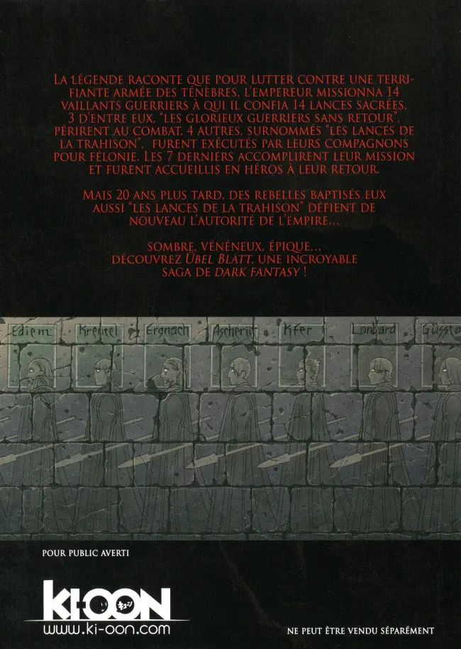 Verso de l'album Übel Blatt