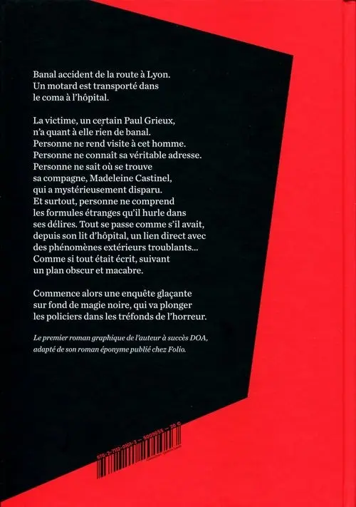 Verso de l'album La ligne de Sang