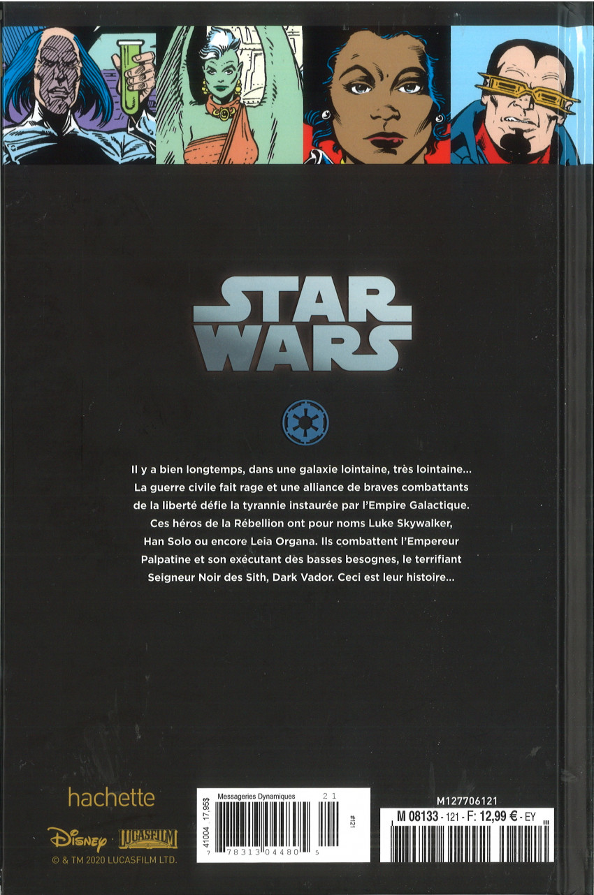 Verso de l'album Star Wars - Légendes - La Collection #121 Star Wars Classic - Annual #1, #31 à #34