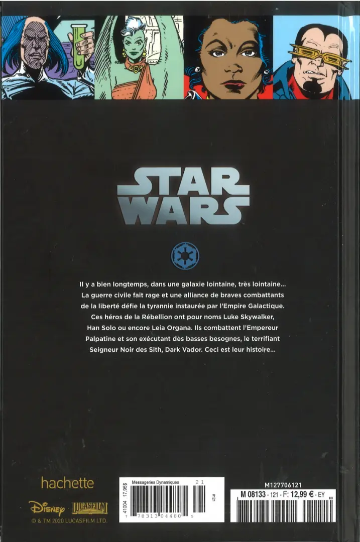 Verso de l'album Star Wars - Légendes - La Collection Tome 121 Star Wars Classic - Annual #1, #31 à #34
