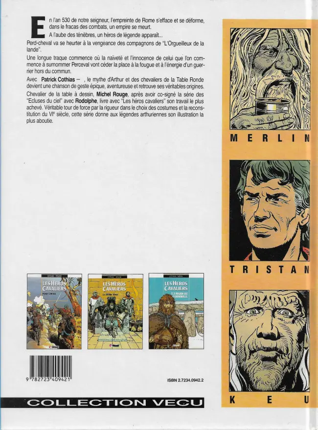 Verso de l'album Les Héros cavaliers Tome 2 La grande ourse