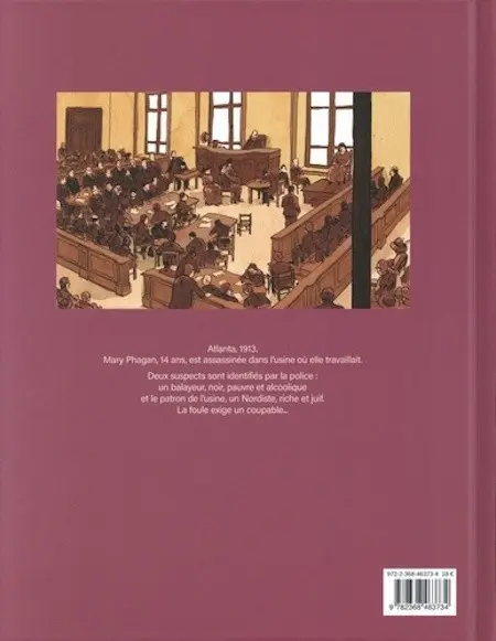 Verso de l'album Ils ont tué Léo Frank