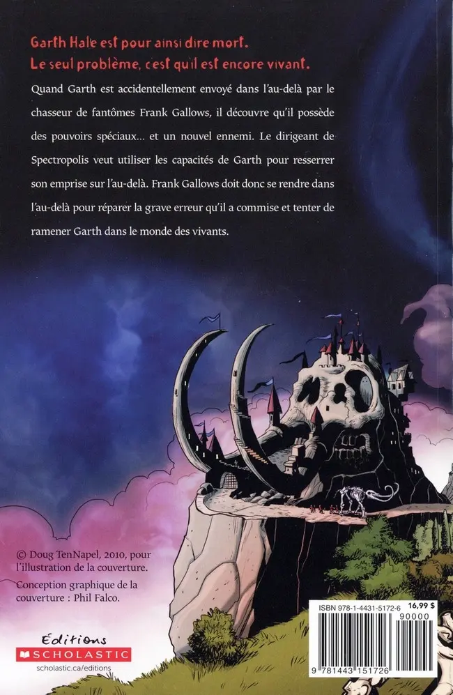 Verso de l'album Spectropolis
