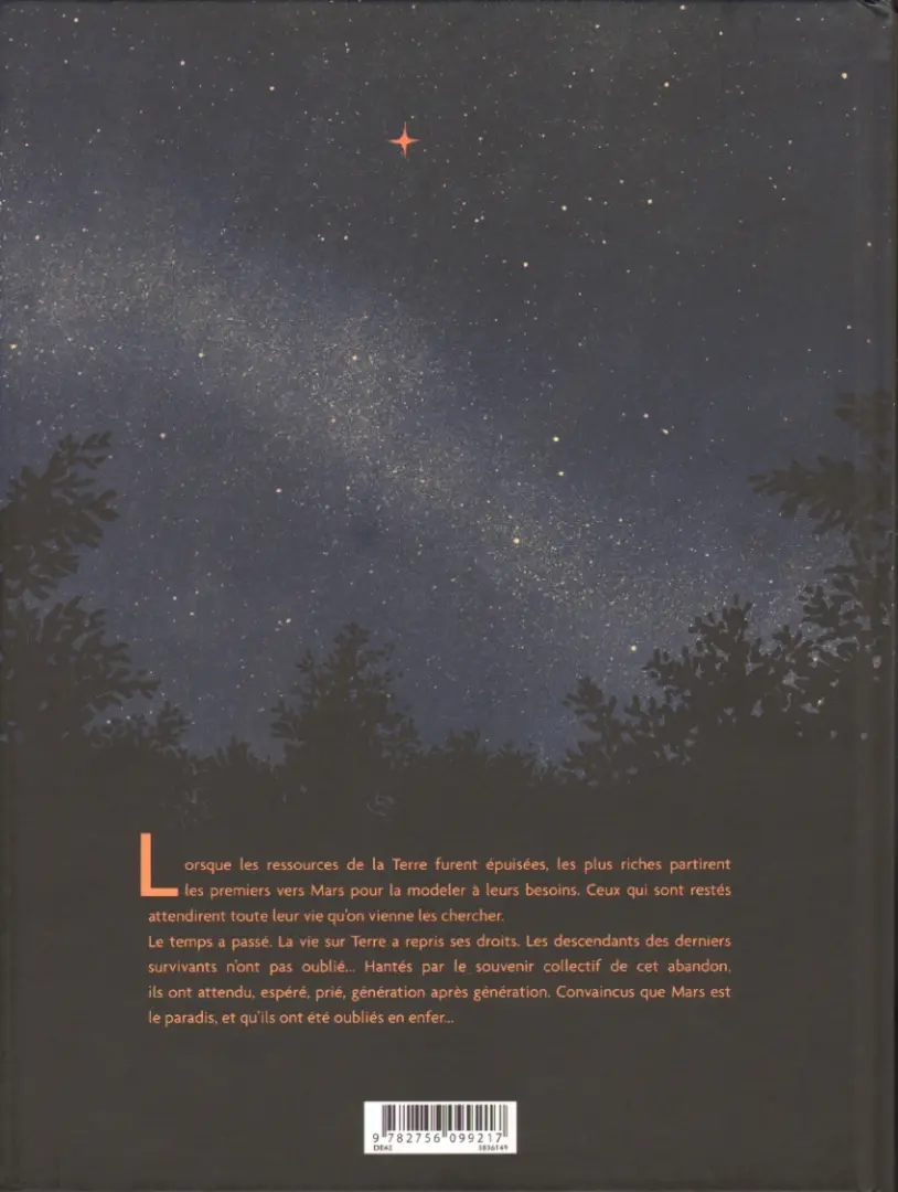 Verso de l'album Le culte de Mars