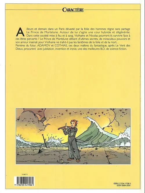 Verso de l'album Les eaux de Mortelune L'Intégrale L'Intégrale
