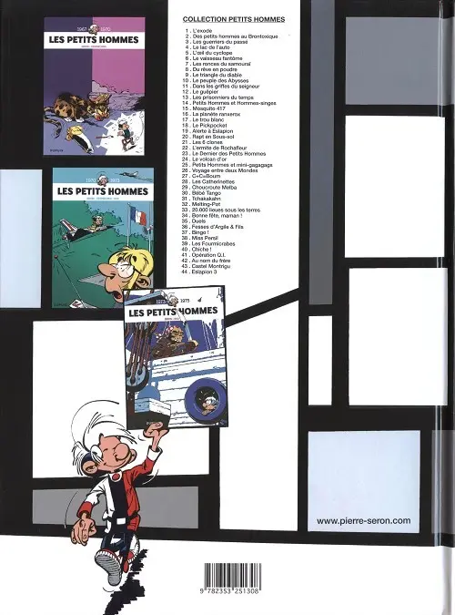 Verso de l'album Les Petits hommes Tome 44 Eslapion 3
