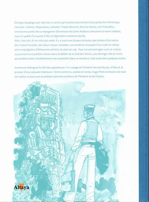 Verso de l'album Tout Pratt Tome 17 Corto Maltese - Mû, la cité perdue - 1ère partie