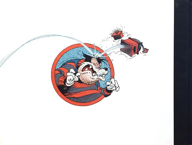 Verso de l'album Mickey Mouse - Café Zombo