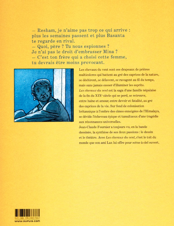 Verso de l'album Les Chevaux du vent Edition intégrale