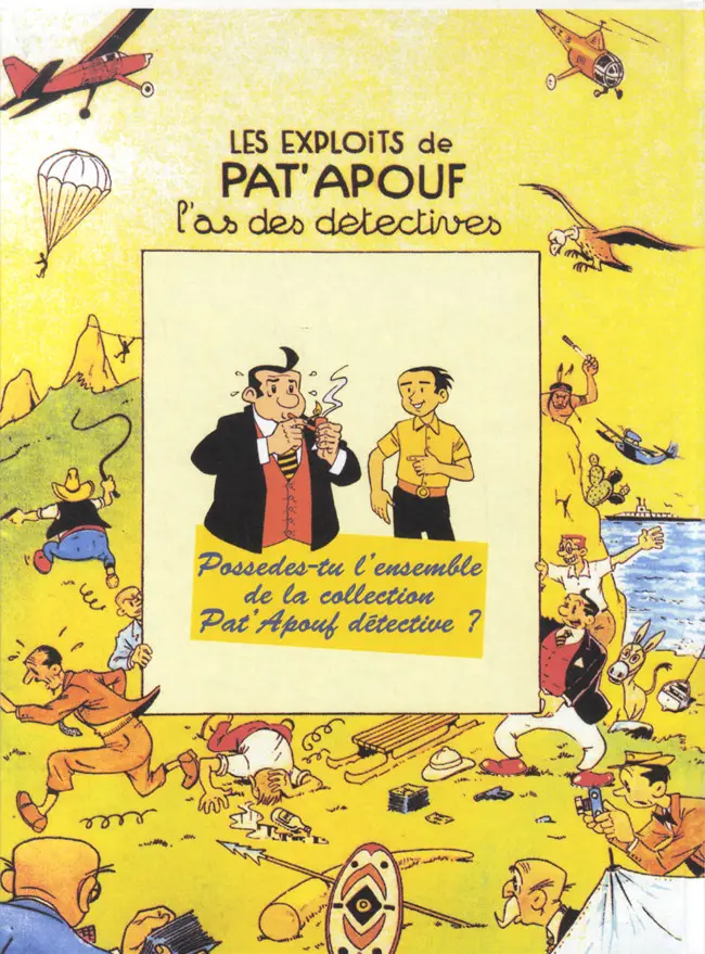 Verso de l'album Pat'Apouf Détective Tome 20 La perle noire de Gengis Khan