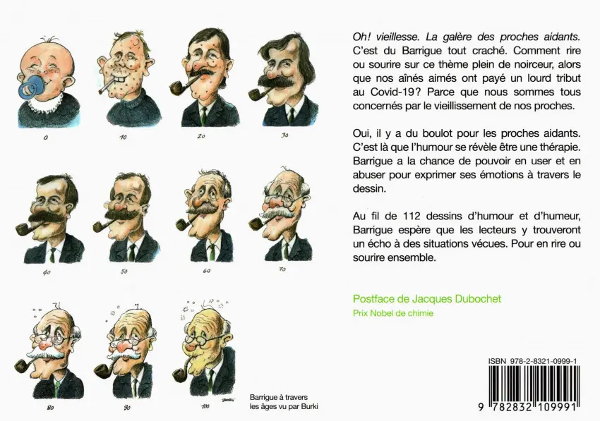 Verso de l'album Oh ! Vieillesse La galère des proches aidants