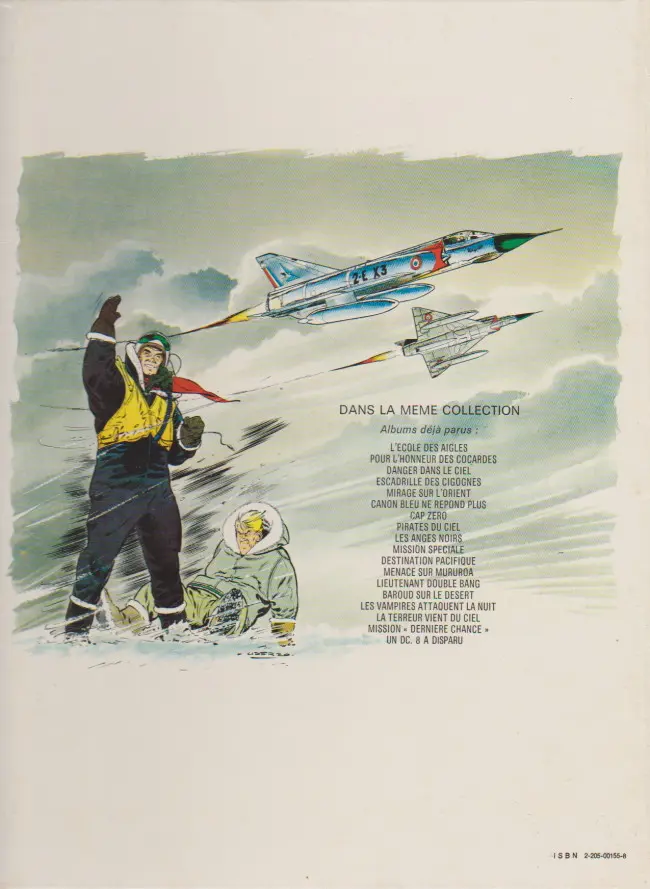Verso de l'album Tanguy et Laverdure Tome 5 Mirage sur l'Orient