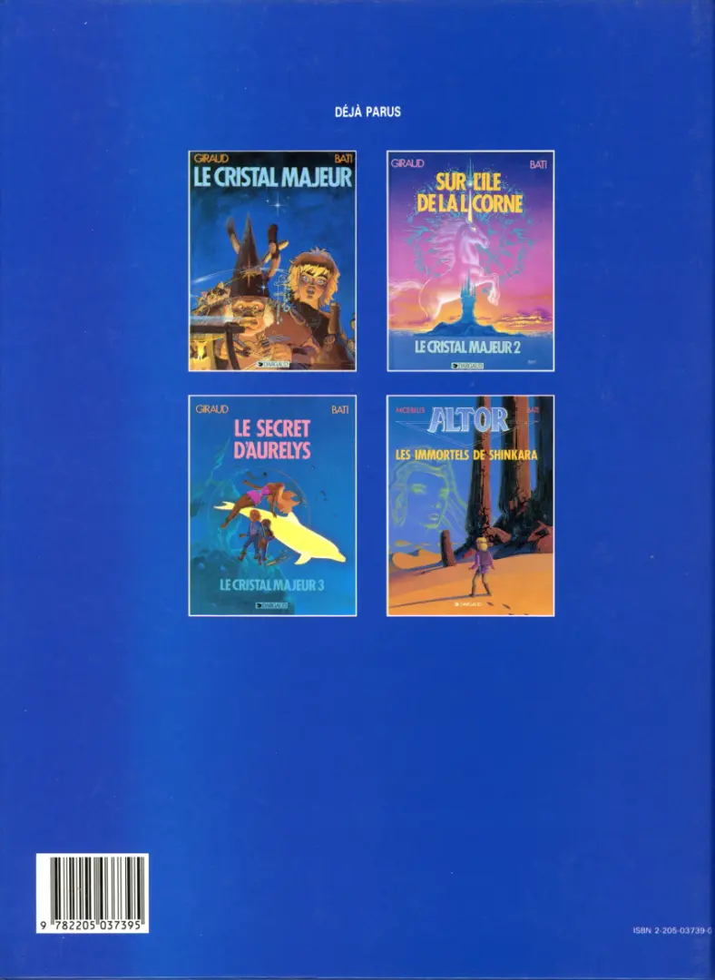 Verso de l'album Altor Tome 3 Le secret d'Aurelys