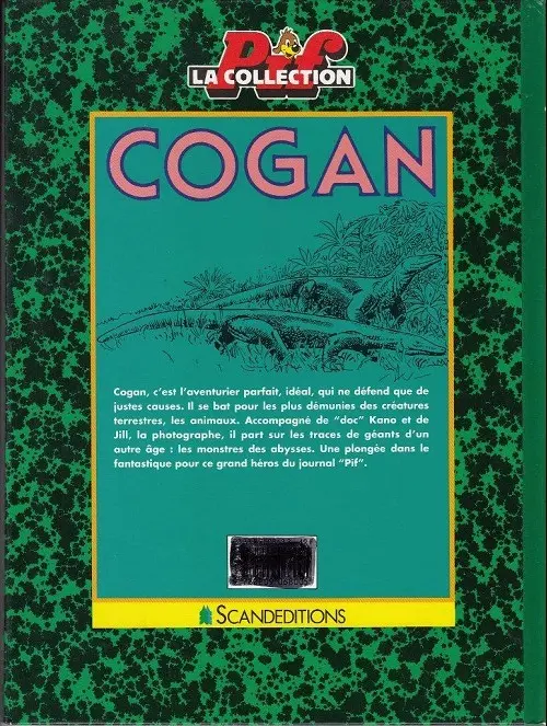 Verso de l'album Cogan Tome 3 Les monstres des abysses