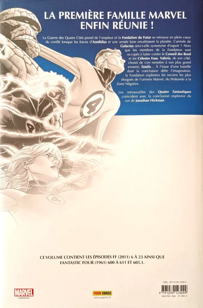 Verso de l'album Fantastic Four 2
