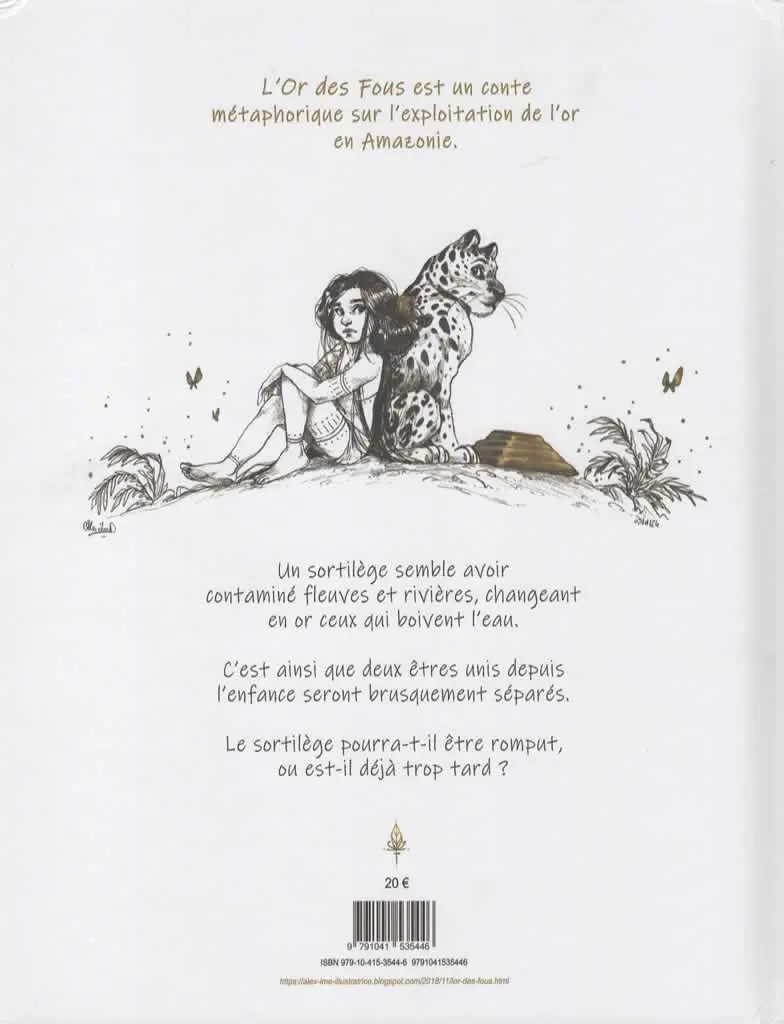 Verso de l'album L'Or des Fous