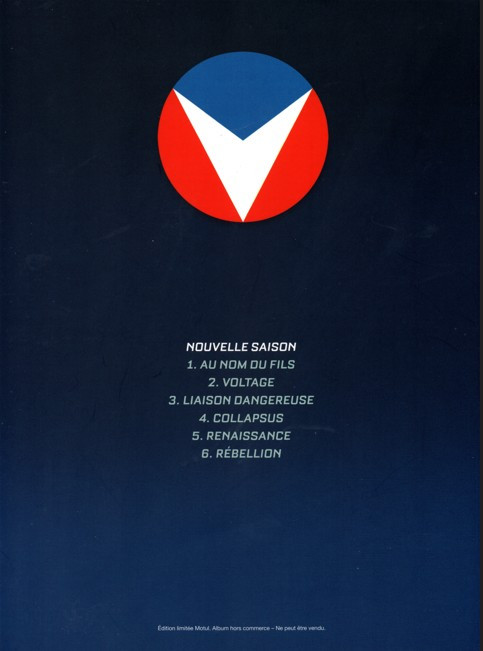 Verso de l'album Michel Vaillant Tome 6 Rébellion