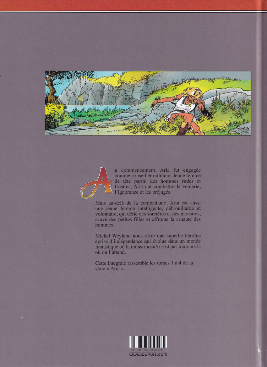 Verso de l'album Aria Intégrale 1