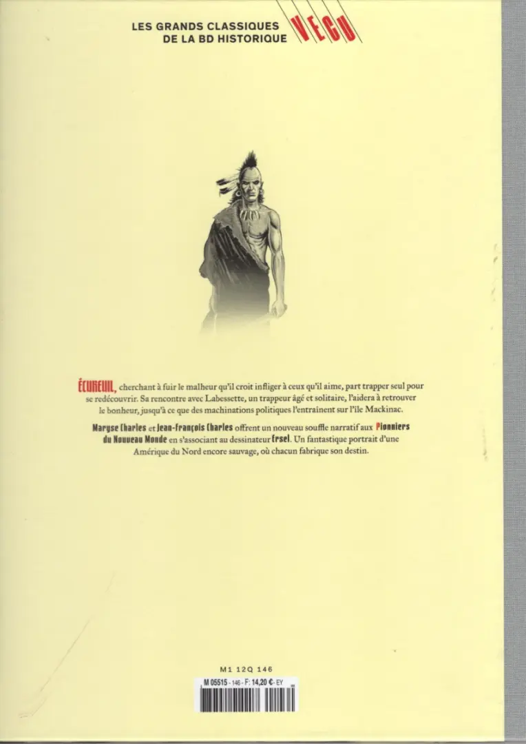 Verso de l'album Les grands Classiques de la BD Historique Vécu - La Collection Tome 147 Les pionniers du nouveau monde - Tome XXI : Fort Michilimackinac