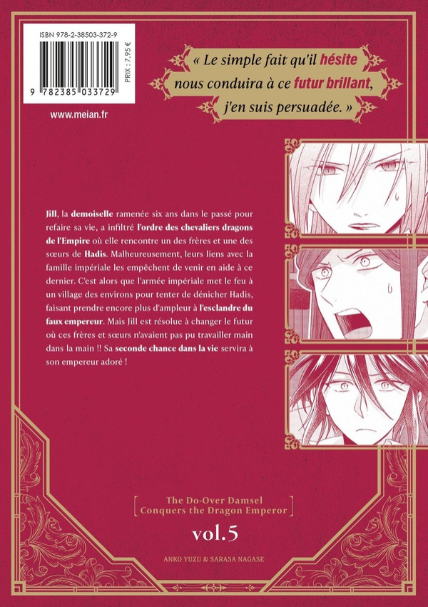 Verso de l'album The do-over Damsel conquers the dragon emperor Vol. 5