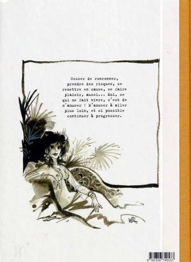 Verso de l'album Will - Mirages