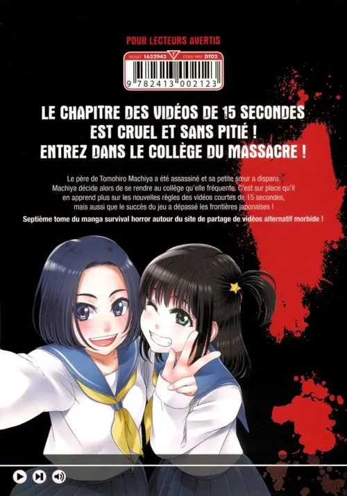 Verso de l'album Dead Tube 7