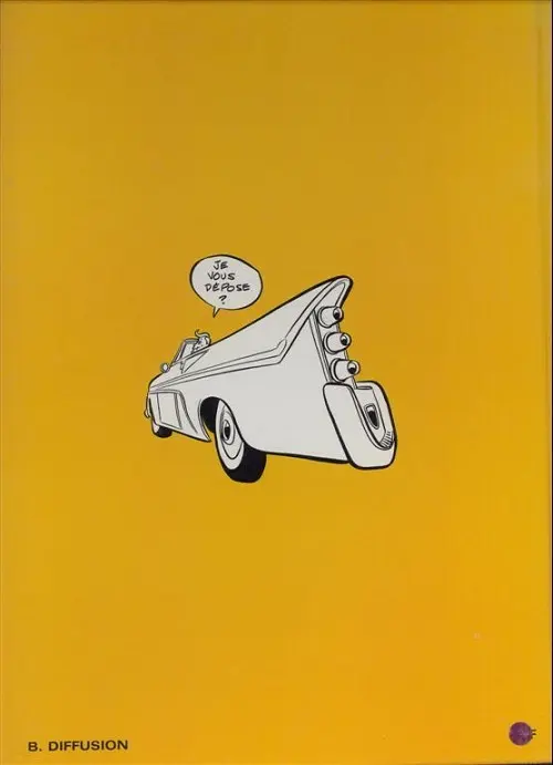 Verso de l'album Les Dragueurs