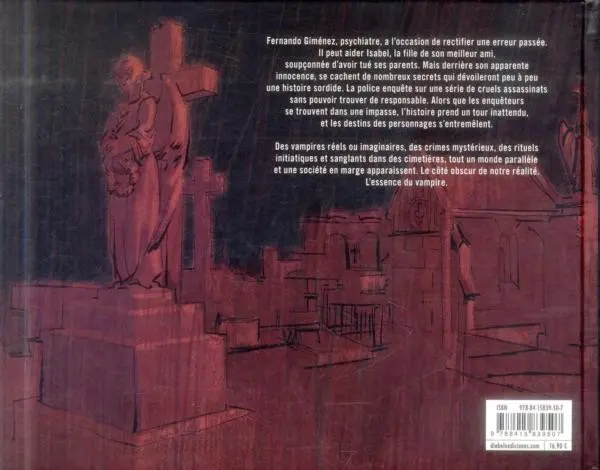 Verso de l'album L'Essence du vampire
