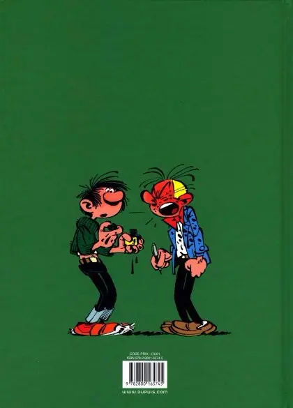 Verso de l'album Gaston Hors-série Tome 5 Le contrat Lagaffe