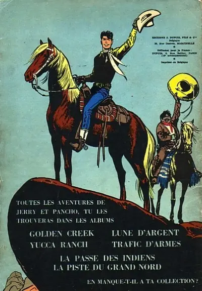 Verso de l'album Jerry Spring Tome 7 Le ranch de la malchance
