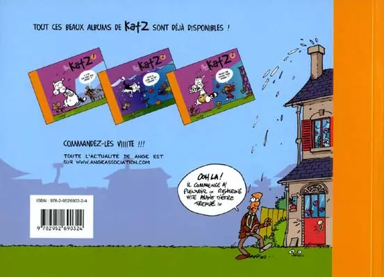 Verso de l'album KatZ Tome 2 Pour le loyer, on fait comment ?