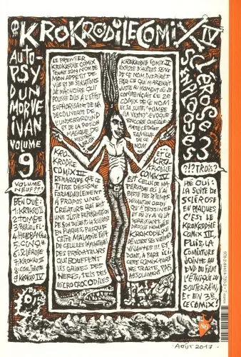 Verso de l'album Krokrodile Comix IV