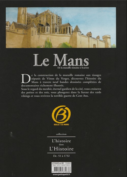 Verso de l'album Le Mans Tome 1 De la muraille romaine à Scarron