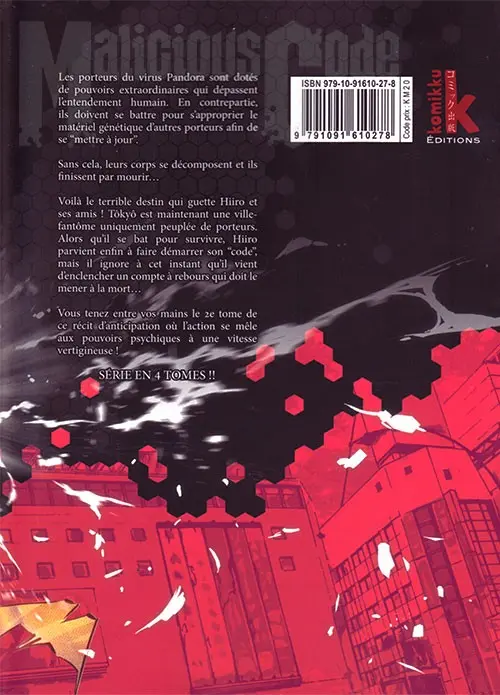 Verso de l'album Malicious Code 2