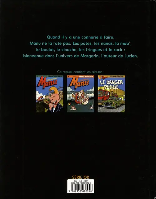 Verso de l'album Manu