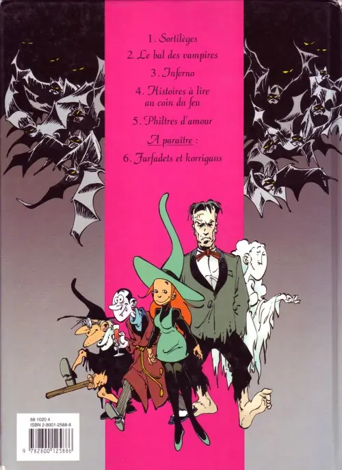 Verso de l'album Mélusine Tome 5 Philtres d'amour