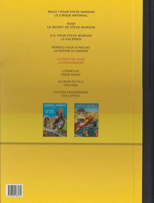 Verso de l'album Michel Vaillant LEADER : Le Maître du monde automobile Volume 5 La piste de jade - La prisonnière