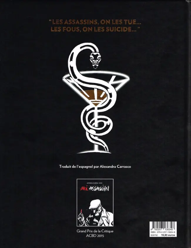 Verso de l'album Moi, fou