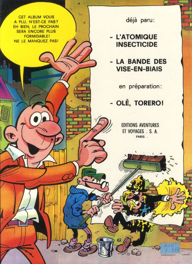 Verso de l'album Mortadel et Filémon Tome 3 Quel safari !!!