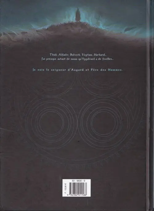 Verso de l'album Odin 1/2
