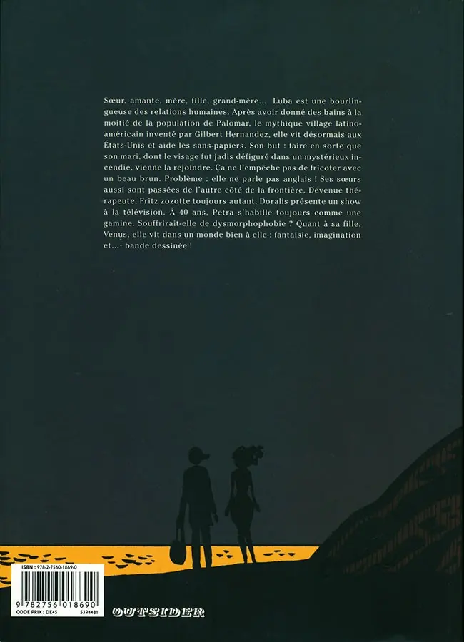 Verso de l'album Palomar City - Love and rockets Volume 1 Luba