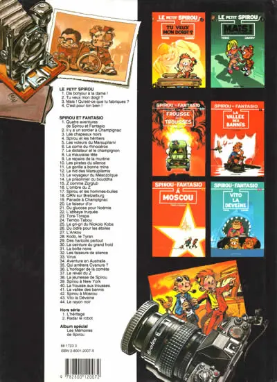 Verso de l'album Le Petit Spirou Tome 4 C'est pour ton bien !