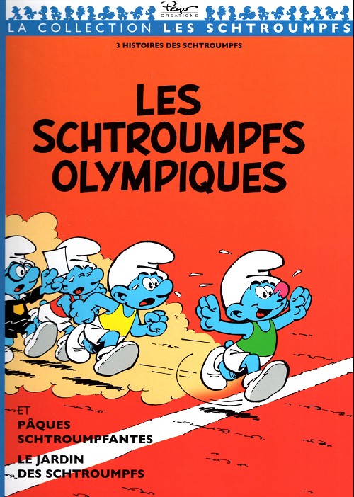 Couverture de l'album Les Schtroumpfs Tome 8 Les Schtroumpfs olympiques