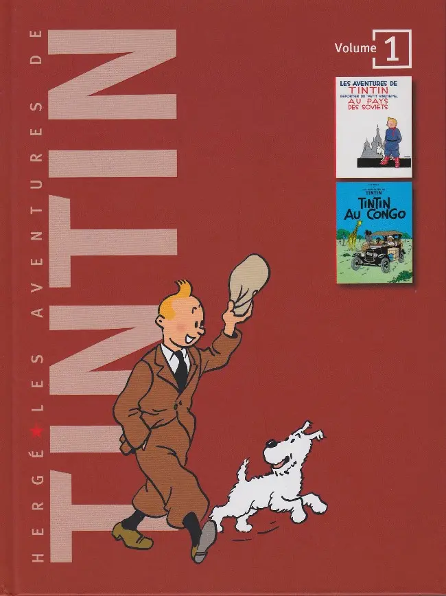 Couverture de l'album Tintin, coffret mini-intégrales Volume 1